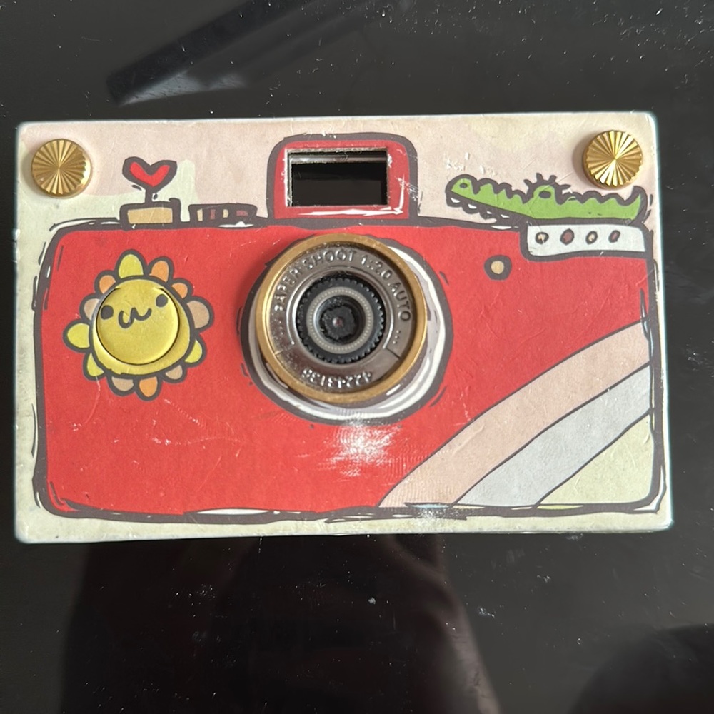 Papershoot Camera-Hand Drawing Red